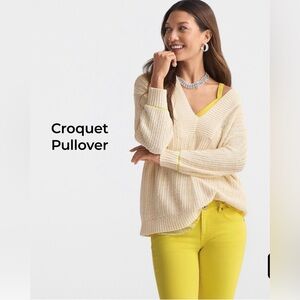 cabi Croquet Pullover Size XS